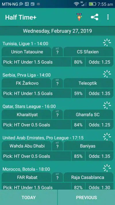 Half Time Plus screenshot 1
