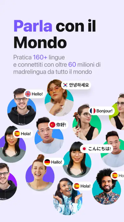 HelloTalk - Impara la Lingua screenshot 1