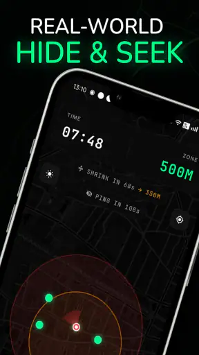 HideZone: GPS Hide & Seek screenshot 1