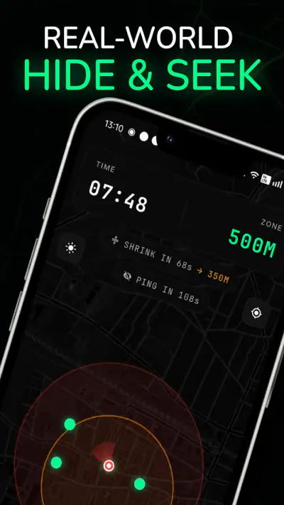 HideZone: GPS Hide & Seek screenshot 1