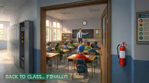 Home escape: Schoolboy stealth screenshot 1