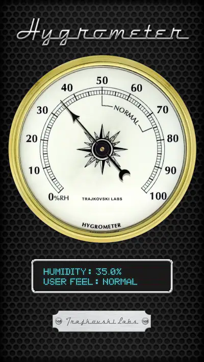 Hygrometer - Relative Humidity screenshot 1