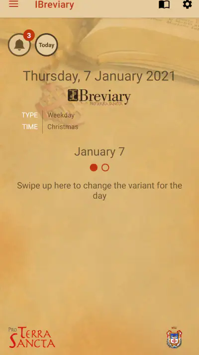 iBreviary screenshot 1