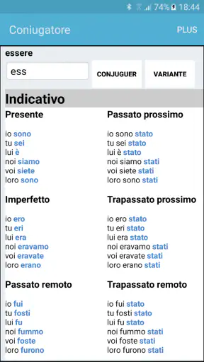 Il Coniugatore screenshot 1