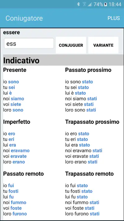 Il Coniugatore screenshot 1