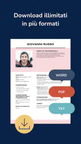 Il CV Perfetto: CV builder screenshot
