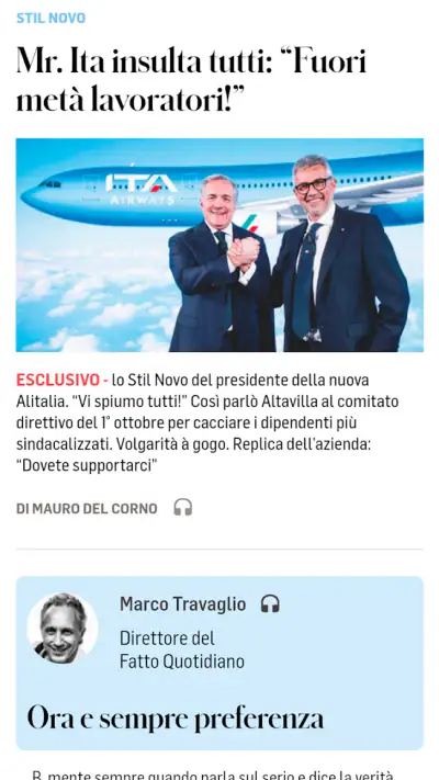 Il Fatto Quotidiano screenshot 1