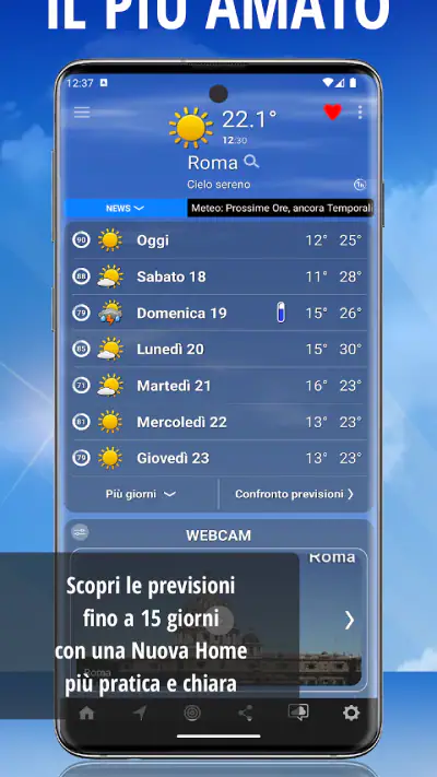 iLMeteo: previsioni meteo screenshot 1
