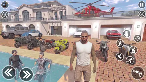 Indian City Gangster Bike Game screenshot 6