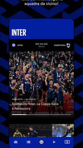Inter Official App screenshot 1