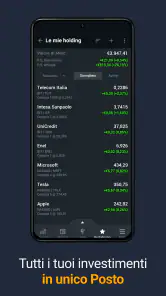 Investing.com Mercati Azionari screenshot