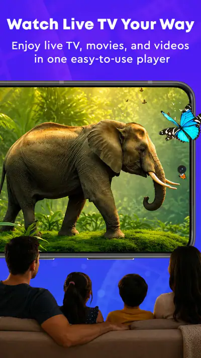 IPTV Player: Live TV & Movies screenshot 1