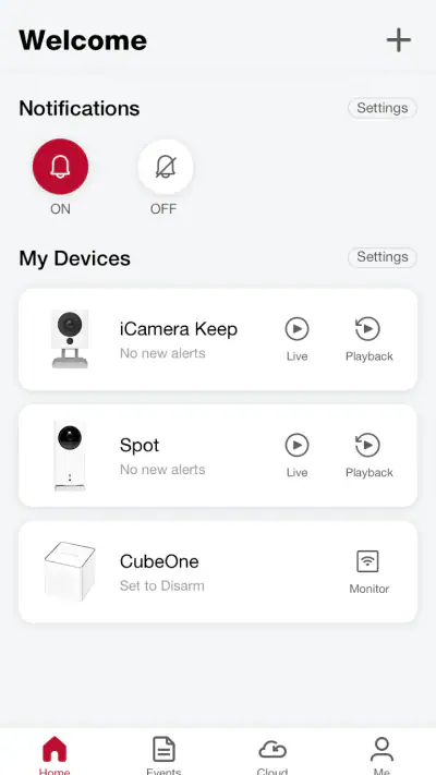 iSmartAlarm screenshot 1