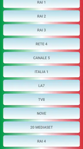 Italia TV diretta - Canali TV screenshot 1