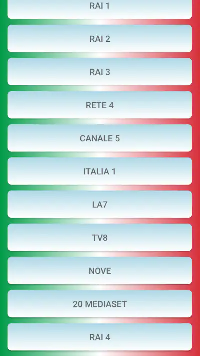 Italia TV diretta - Canali TV screenshot 1