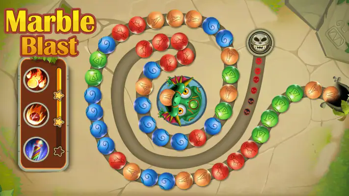 Jungle Quest:Marble Blast Game screenshot 1