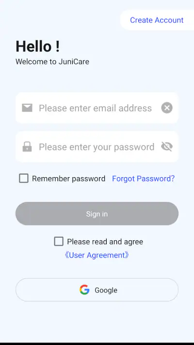 JuniCare screenshot 1