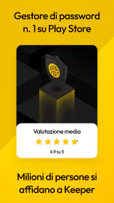 Keeper Gestione Password screenshot