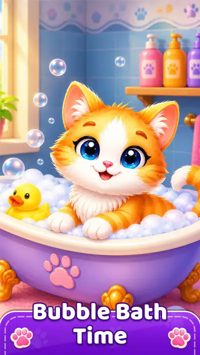 Kitty Cat Daycare Salon Games screenshot 1