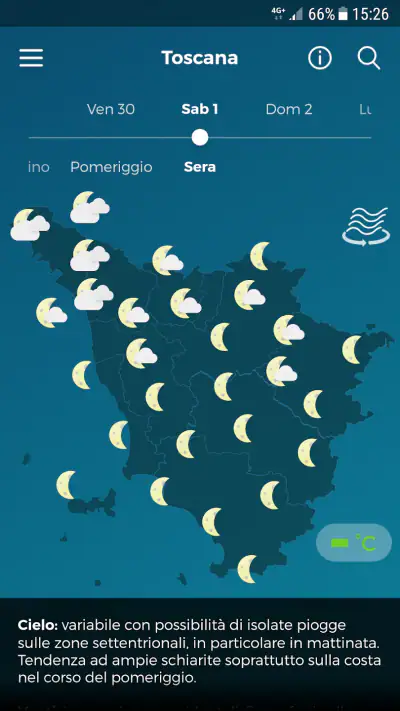 LaMMA Meteo screenshot 1