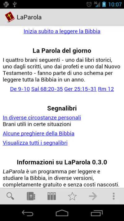 LaParola - la Bibbia italiana screenshot 1