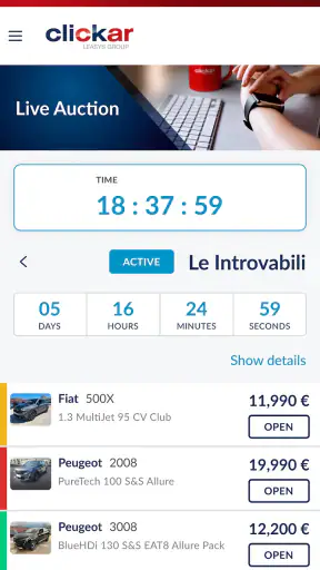 Leasys CLICKAR screenshot 1