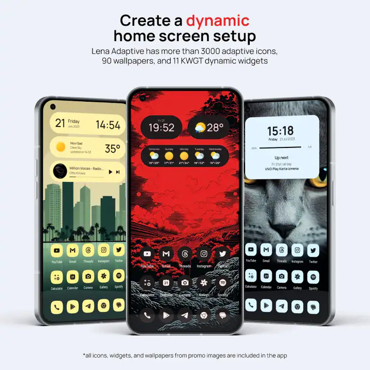 Lena Adaptive Icon Pack screenshot 1