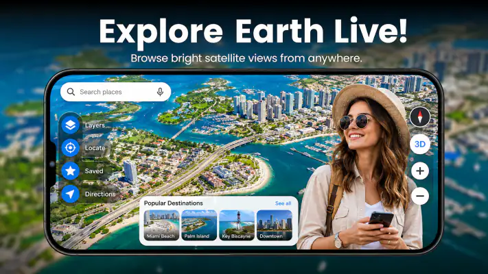 Live Earth Maps Satellite View screenshot 1