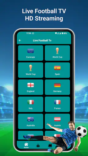 Live Football TV HD Streaming screenshot 1