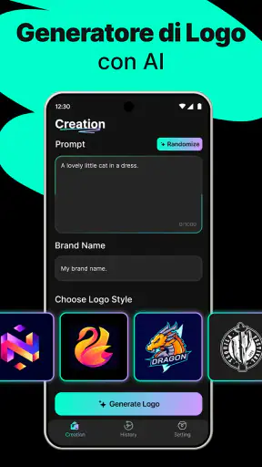 Logo Maker - Artistico AI screenshot 1
