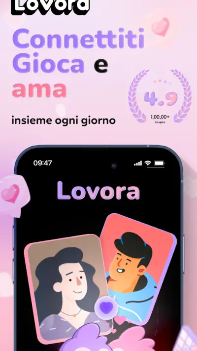 Lovora: Couple Games & Widget screenshot 1
