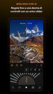 Luminar: editor di foto screenshot 1
