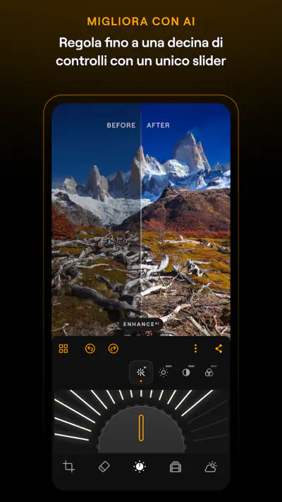 Luminar: editor di foto screenshot 1