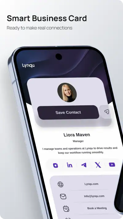 Lynqu: Biglietto da Visita screenshot 1