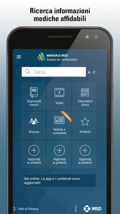 Manuale MSD Professionisti screenshot 1