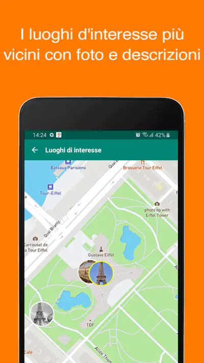 Mappa di Parigi offline + Guid screenshot 1