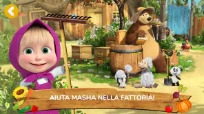 Masha e Orso: Giochi Fattoria screenshot 1