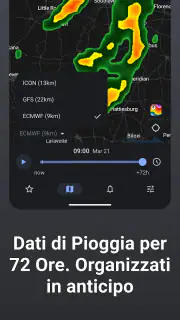 Rain Viewer: Mappa Radar Meteo screenshot 6