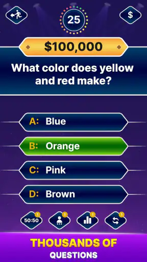 Millionaire Quiz: Trivia Games screenshot 1
