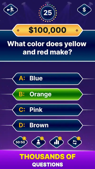 Millionaire Quiz: Trivia Games screenshot 1