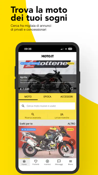 MOTO.IT - Moto Usate screenshot 1