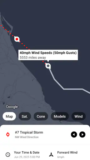 My Hurricane Tracker Pro screenshot 1