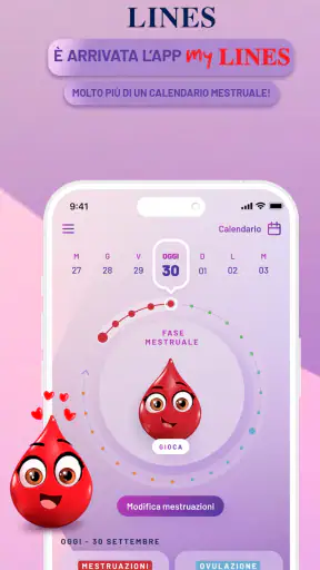My Lines, calendario mestruale screenshot 1
