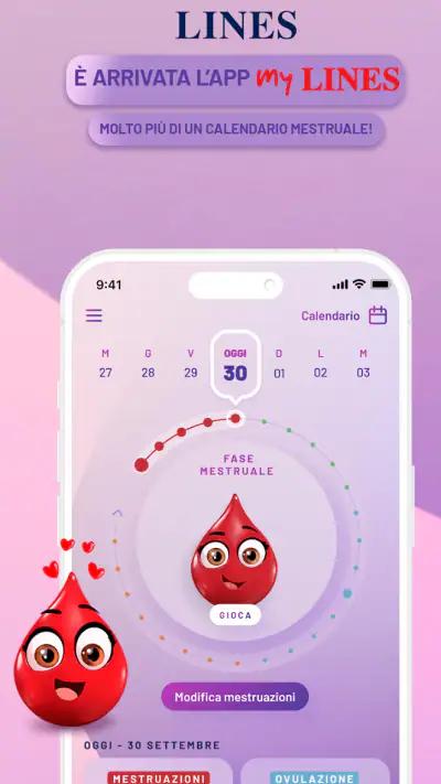 My Lines, calendario mestruale screenshot 1