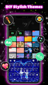 Neon Love Tastiera screenshot