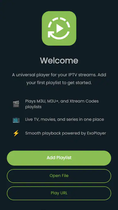 ONE IPTV Player screenshot 1