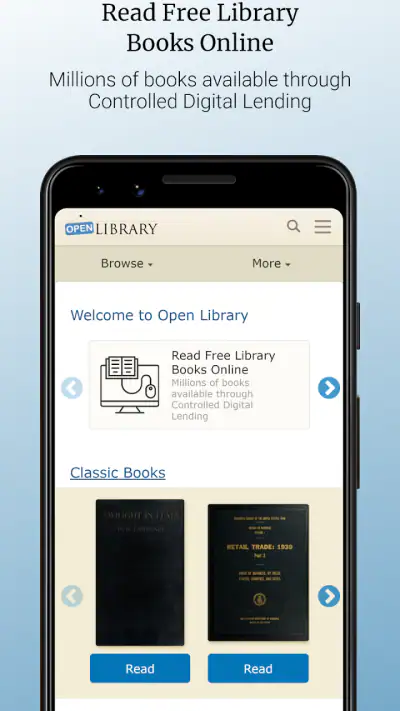 Open Library screenshot 1
