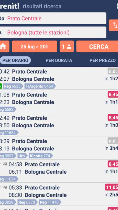 Orari Treni + Ritardi + Prezzi screenshot 1
