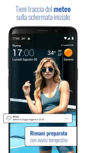 Orologio e meteo trasparente screenshot 1