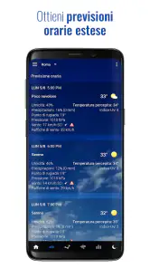 Orologio e meteo trasparente screenshot